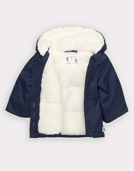 Parka Bleu Marine Bebe Garcon
