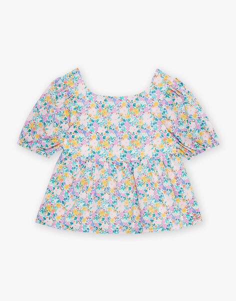 Blouse écrue à imprimé fleuri FLECHETTE / 23E2PFS1CHE001