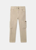 Pantalon Cargo Beige MEDIAGE / 25E3PG81PAN806
