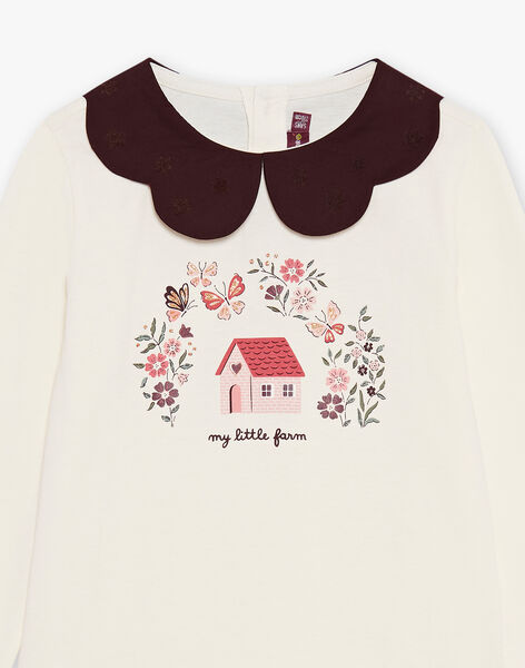 Tee Shirt Manches Longues Blanc DUVETETTE / 22H2PFR1TML632