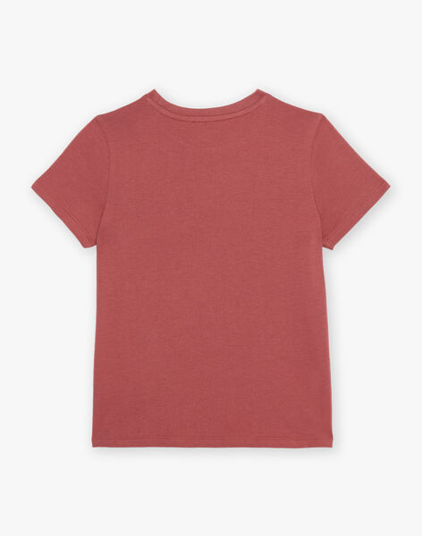 T-shirt rouge thème surf FISURFAGE / 23E3PGD2TMC303