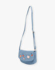 Sac besace denim clair FLYSAETTE / 23E4PFR1BESP272