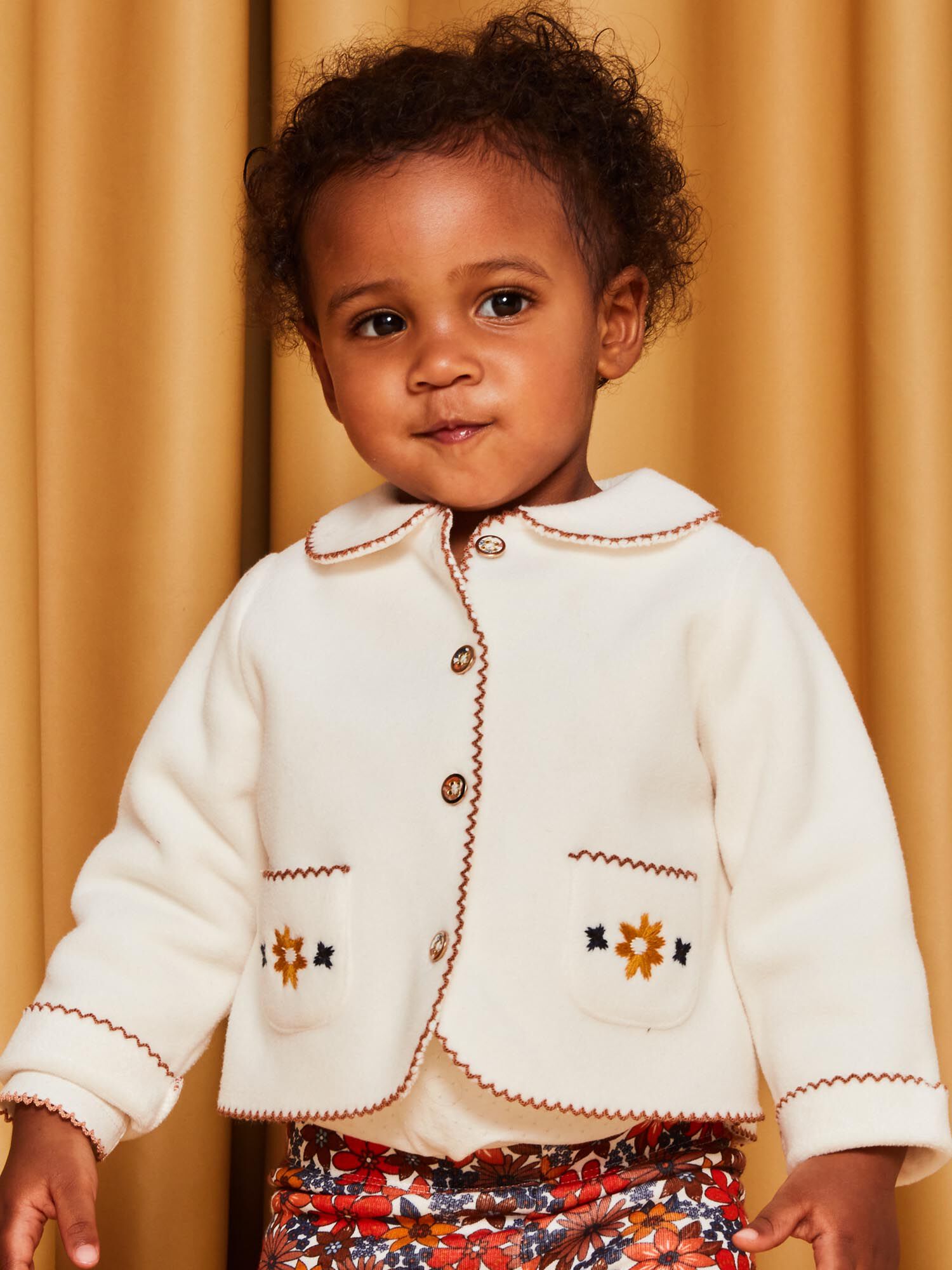 Gilet en polaire cru