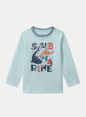 Pyjama Sous-marin en jersey MUISUBAGE / 25E5PGE5PYJC242