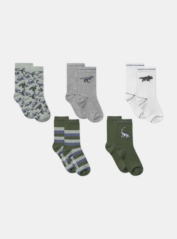 Lot de 5 chaussettes fantaisies  MIFOTAGE / 25E4PG91LC5205