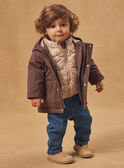 Parka 2 en 1 marron ou beige imprimé ours à manches longues Bébé Garçon NINATHAN / 25H1BGE1PAR816