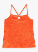 Débardeur orange en éponge FLYPOGETTE / 23E2PFR1DEB407