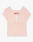 T-shirt blush à manches courtes FLUFLETTE / 23E2PFQ2TMCD300
