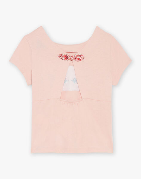 T-shirt blush à manches courtes FLUFLETTE / 23E2PFQ2TMCD300