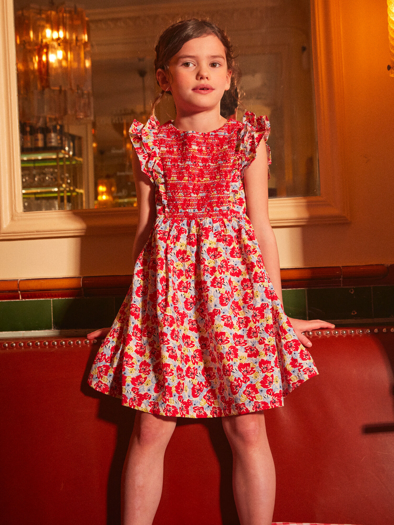 Robe Bleue Fille Sergent Major
