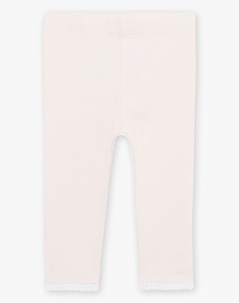 Ensemble robe, bandeau et legging écru à fleurs FOSTINE / 23E0CF73ENS321