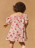 Robe à smock fleuri MALAURENE / 25E1BFJ2ROB001