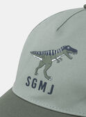 Casquette vert pâle dinosaure MICHAPAGE / 25E4PG91CHAG600
