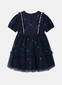 Robe marine en tulle  LEIROBETTE / 24H2PFT1ROBC243
