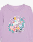 Pyjama deux pièces violet pâle en coton avec cape tête de licorne FLOPOETTE 3 / 23E5PF41PYT326