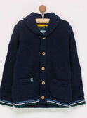 Gilet bleu marine PIAGE / 18H3PGH1GIL713