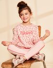 Sweat Sport rose à fleurs FRISWETTE / 23E2PFJ1SWED300