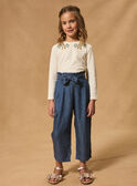 Pantalon wide leg ceinture MIXPOETTE 1 / 25E2PF51PANP274