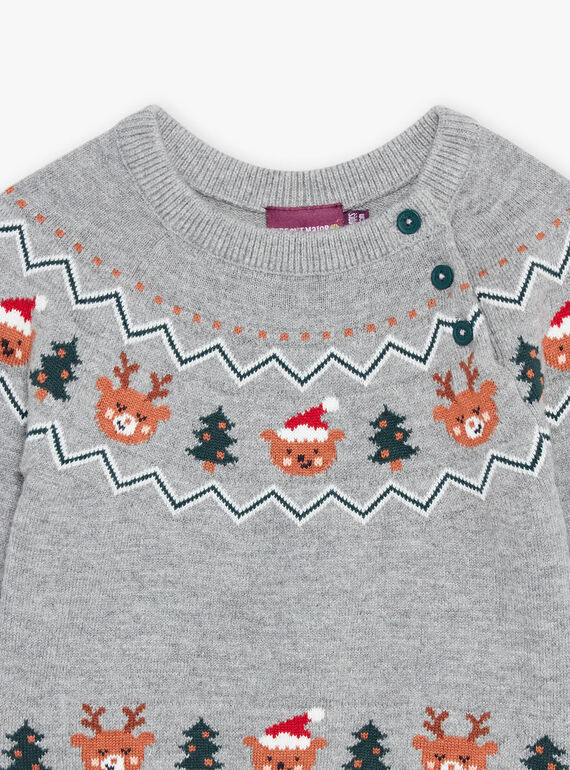 Pull à imprimé Noël DAWAYATT / 22H1BG61PULJ922