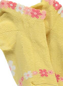 Chaussettes basses jaune RYFAZAETTE / 19E4PFH1SOB010