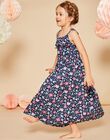 Robe longue bleu marine à imprimé fleuri FRULUETTE 1 / 23E2PFX2RBS070