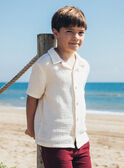 Chemise écrue MRACLAGE / 25E3PGR1CHM005