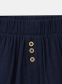 Pantalon bleu marine Bébé Garçon NAISAAC / 25H1BGP1PAN070