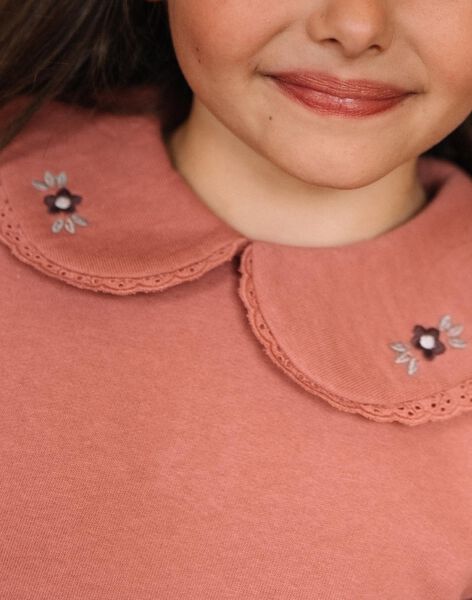 Sweat rose col claudine DUDOINETTE / 22H2PFR1SWED332