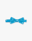Nud papillon bleu azur en satin fantaisie FREPAPAGE / 23E4PGI1NOEC218