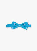 Nud papillon bleu azur en satin fantaisie FREPAPAGE / 23E4PGI1NOEC218