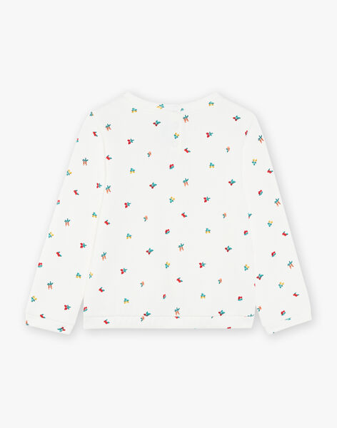 Sweat écru légume et fruit FESWETTE / 23E2PFB1SWE001