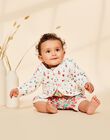 Gilet en tubique écrue avec surpiqures FADINA / 23E1BFB2CAR001