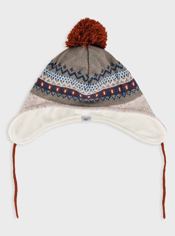 Bonnet beige POBAGE / 18H4PGP1BON114