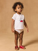 T-shirt body imprimé à col MAJEAN / 25E1BGJ1BOD001