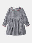 Robe  vichy à motifs fleurs LOKARETTE / 24H2PFL2ROB001