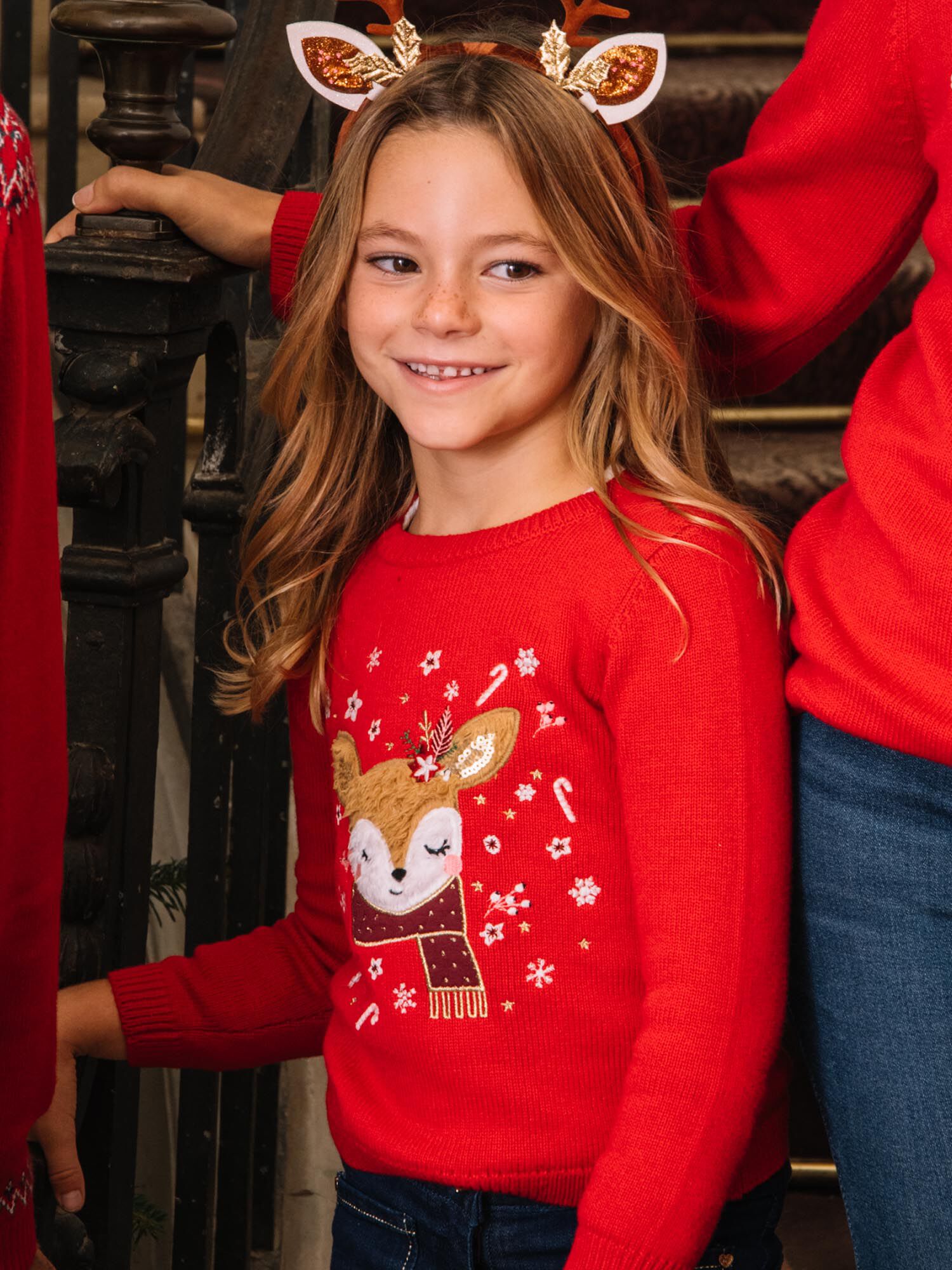 Pull noël mère store fille
