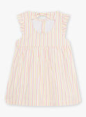 Robe écrue bébé fille CASIMONE / 22E1BFN2ROB811