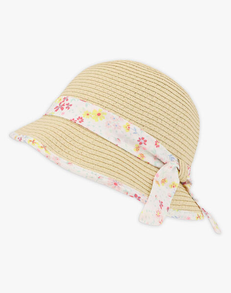 Chapeau De Paille A Ruban Imprime Enfant Fille Chapeau Et Tour De Cou Enfant Sergentmajor