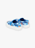 Slip-on bleu à imprimé requins FEVANAGE / 23N10PG31D16715