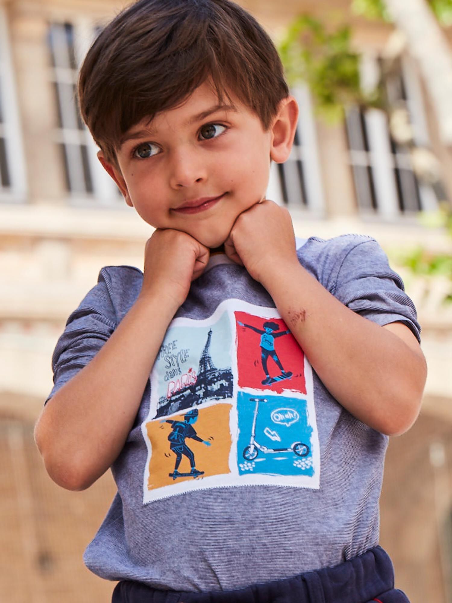 Sergent major tee shirt garcon clearance