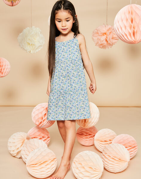 Robe courte vanille à imprimé fleuri FRUROBETTE 1 / 23E2PFX6RBS114