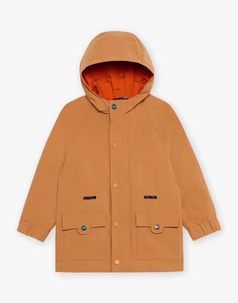 Parka camel 3 en 1 à capuche FRAVAGE / 23E3PG52PARA014