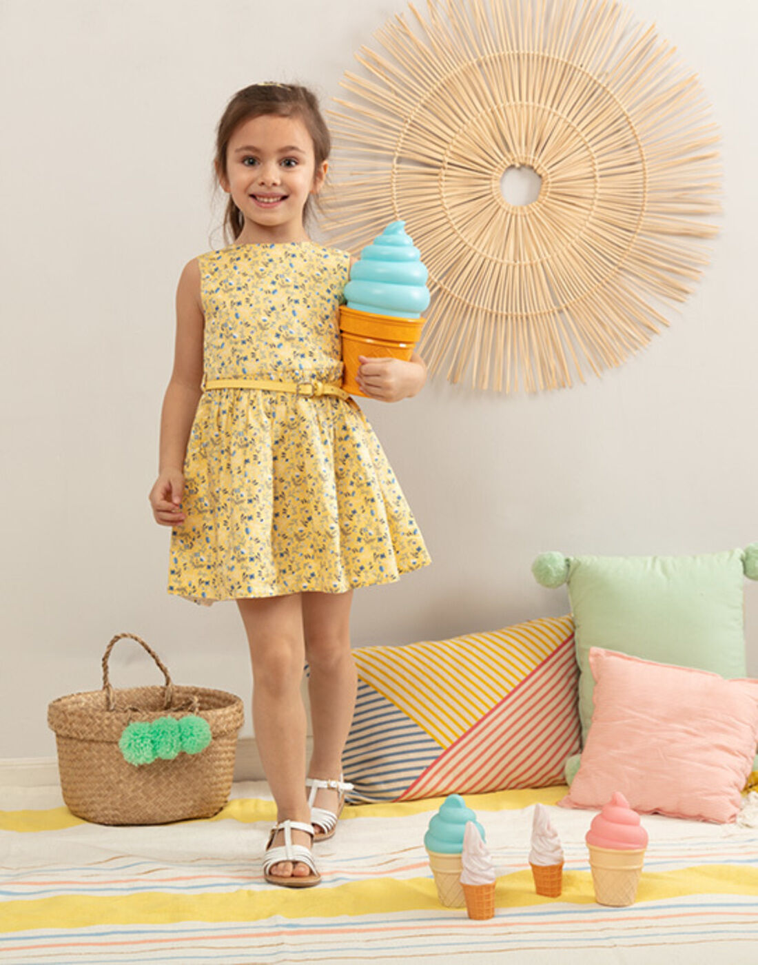 robe fleurie petite fille