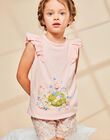 Pyjama rose à motif et imprimé fleurs FLOZETTE / 23E5PF31PYJD329