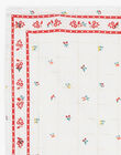 Foulard écru à carreaux fruits et fleurs FEFOLETTE / 23E4PFB1ECH001