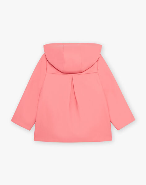 Ciré rose 3 en 1 à capuche à fleurs FRAROSETTE / 23E2PF52IMPD320
