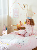 Drap / parure de lit rose ROCYGNETR / 19EZENX2PLR030