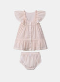 Robe en voile fleuri MAFARAH / 25E1BFL2ROB415