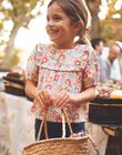 Blouse écrue à fleurs FEBLOZETTE / 23E2PFB1CHE001