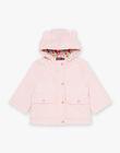 Imperméable rose ciré à capuche 3 en 1 FIMARION / 23E1BF51IMP318